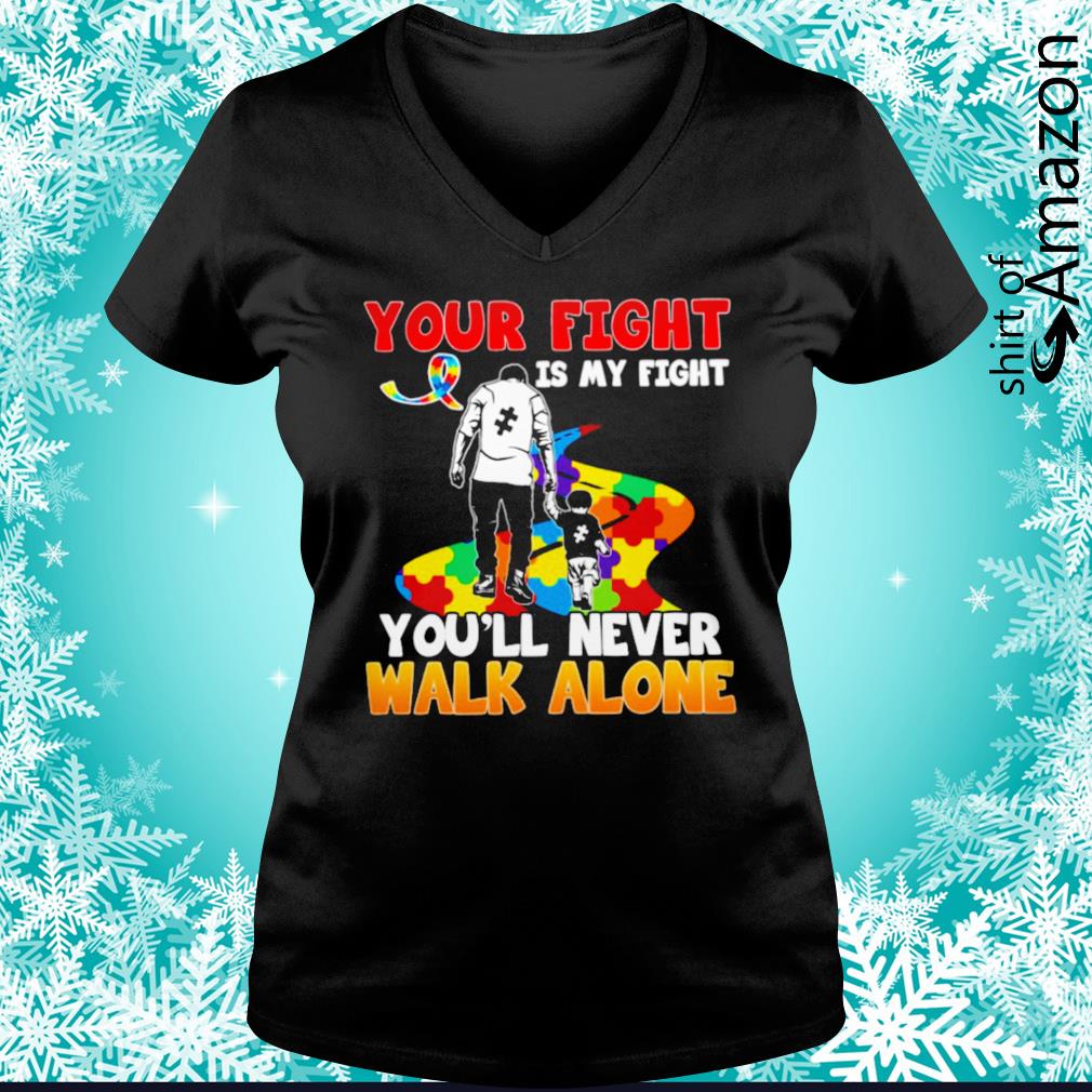 youll never walk alone autism shirt