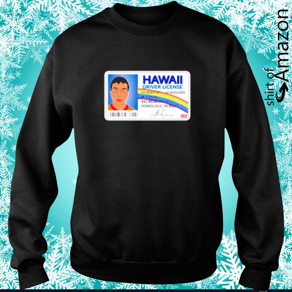 mclovin hawaii id shirt