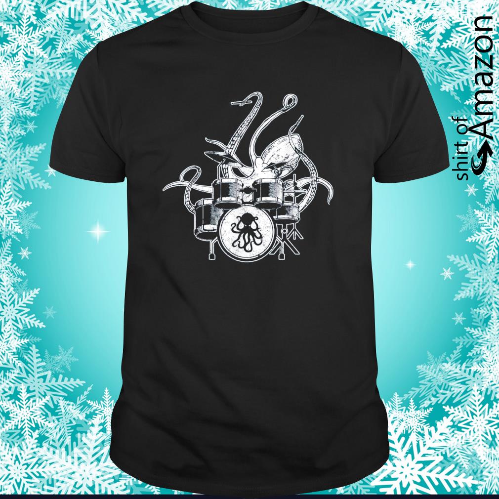 octopus playing drums shirt