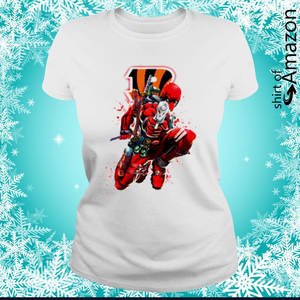 Cincinnati Bengals NFL Deadpool Marvel Comics shirt - T-Shirt AT Fashion LLC