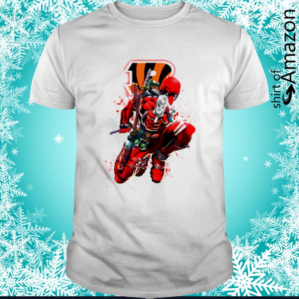 Cincinnati Bengals NFL Deadpool Marvel Comics shirt - T-Shirt AT Fashion LLC