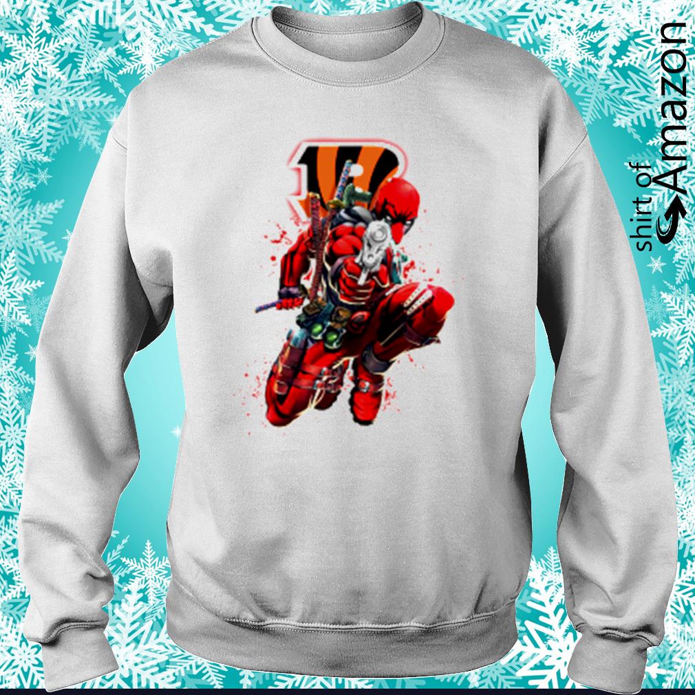 Cincinnati Bengals NFL Deadpool Marvel Comics shirt - T-Shirt AT Fashion LLC