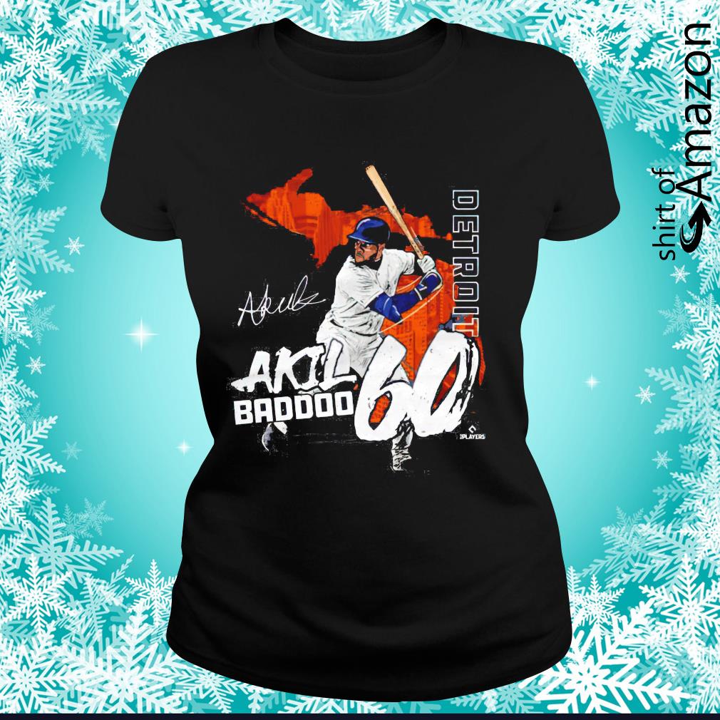 Detroit baseball Akil Baddoo signature shirt - T-Shirt AT Fashion LLC