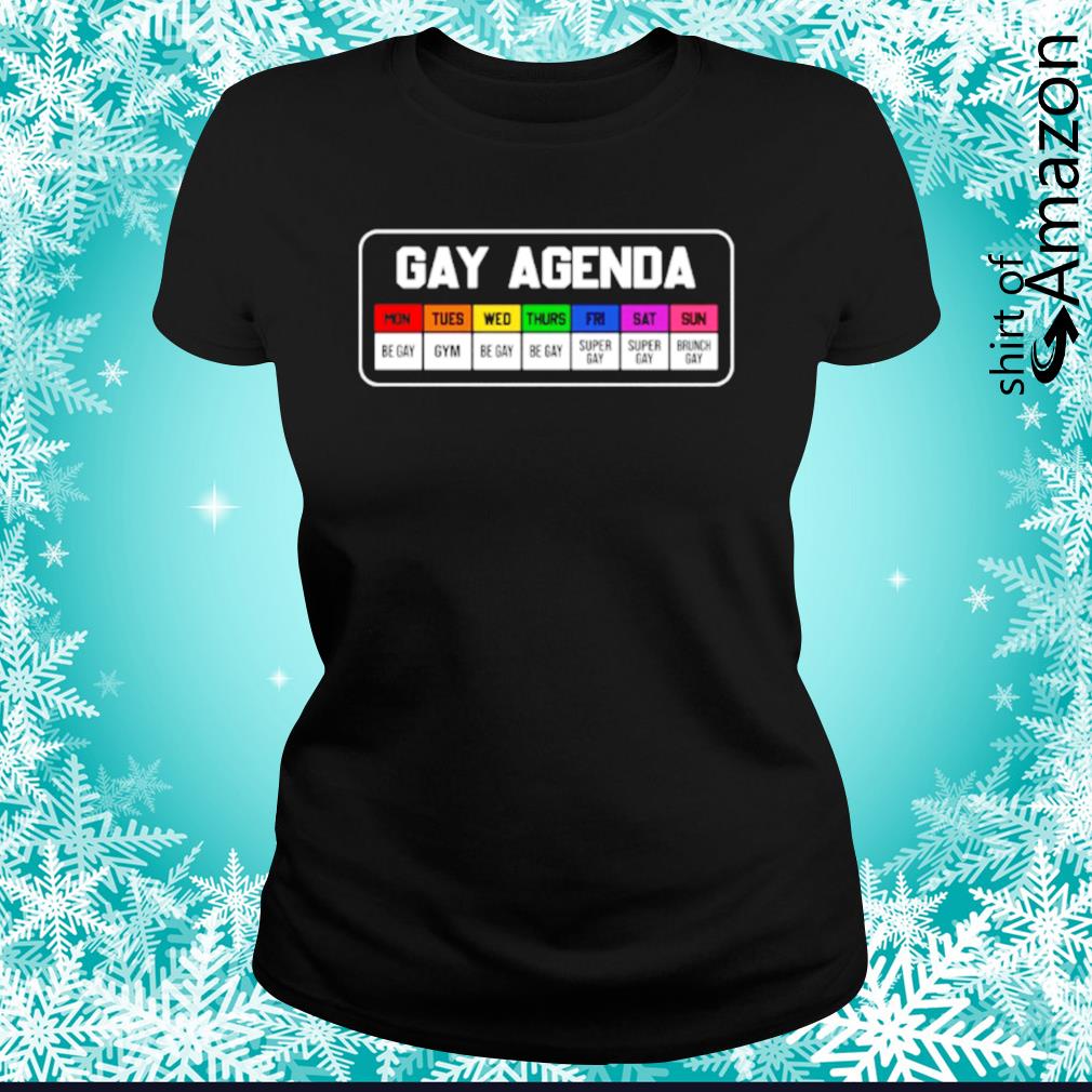 Gay Agenda Funny Shirt T Shirt At Fashion Llc