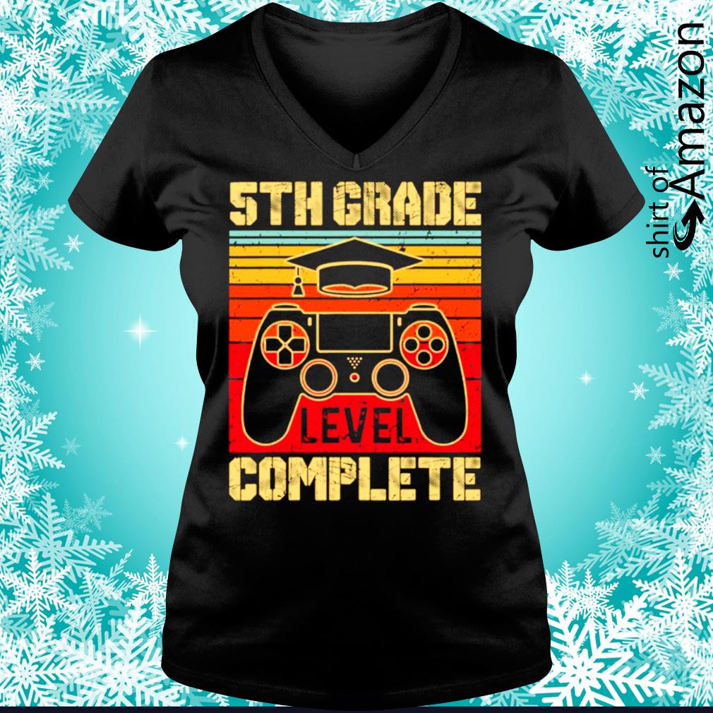 5th Grade Level Complete Gamer Vintage Shirt T Shirt At Fashion Llc