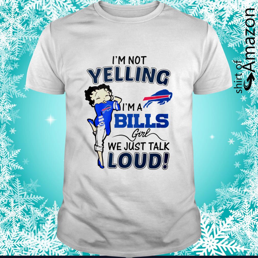 Betty Boop Buffalo Bills Shirt - High-Quality Printed Brand