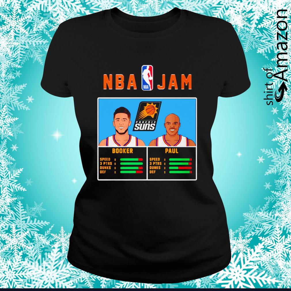 Devin Booker vs Chris Paul Phoenix Suns NBA Jam shirt - T-Shirt AT Fashion  LLC