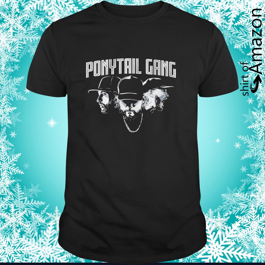 Michael Kopech Craig Kimbrel and Liam Hendriks Ponytail Gang shirt - T-Shirt  AT Fashion LLC