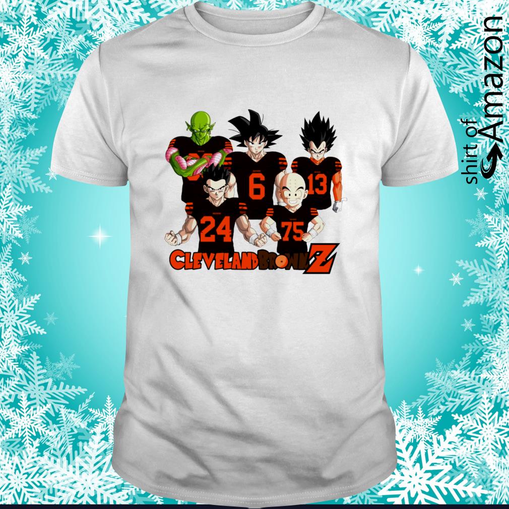 The Dragon Ball Z of Cleveland Browns Football shirt - T-Shirt AT Fashion  LLC