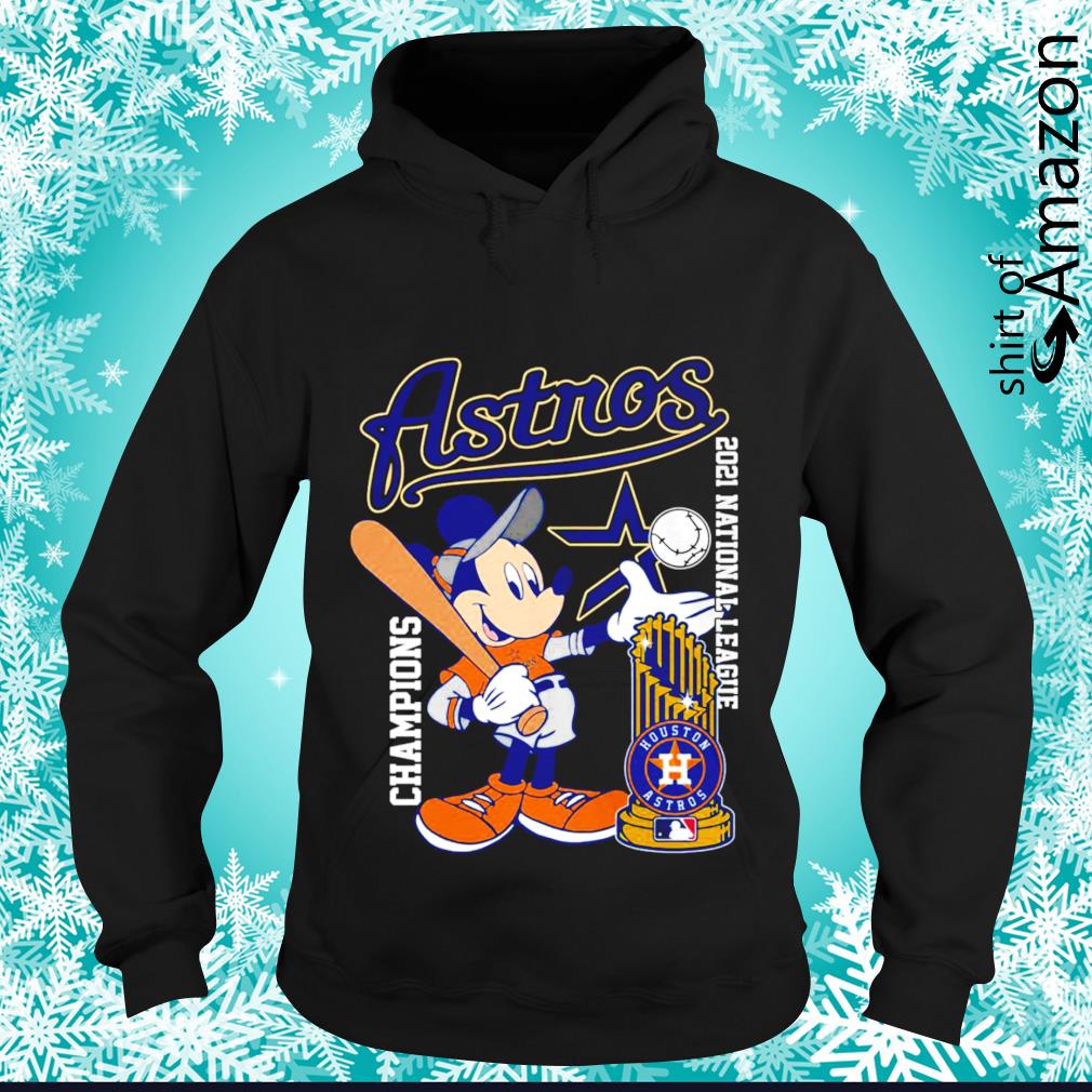 Mickey Mouse Houston Astros Champion 2021 National League Shirt