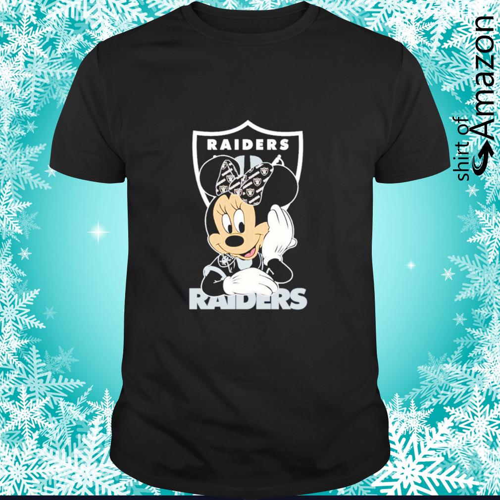 Minnie Mouse Love Las vegas Raiders and Oakland Athletics shirt