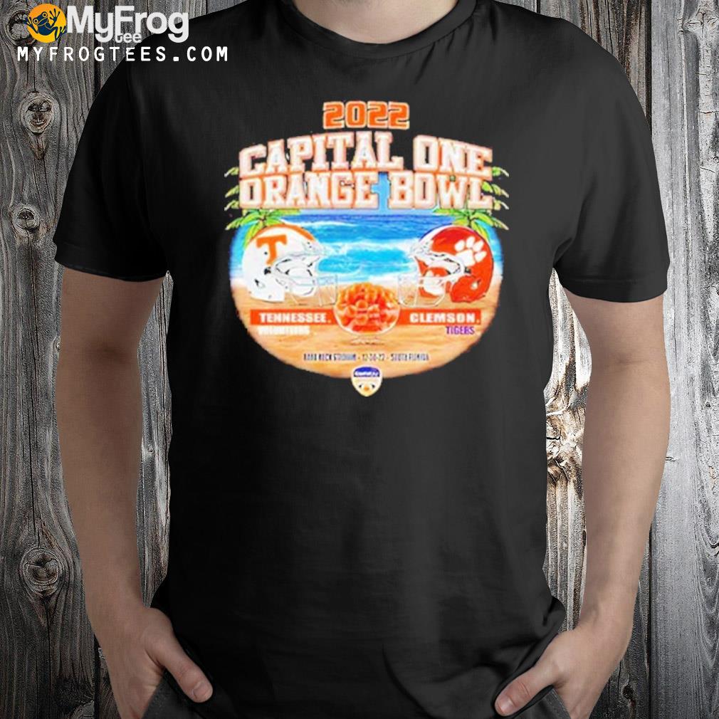 2022 Capital One Orange Bowl Tennessee Volunteers vs Clemson Tigers T-shirt