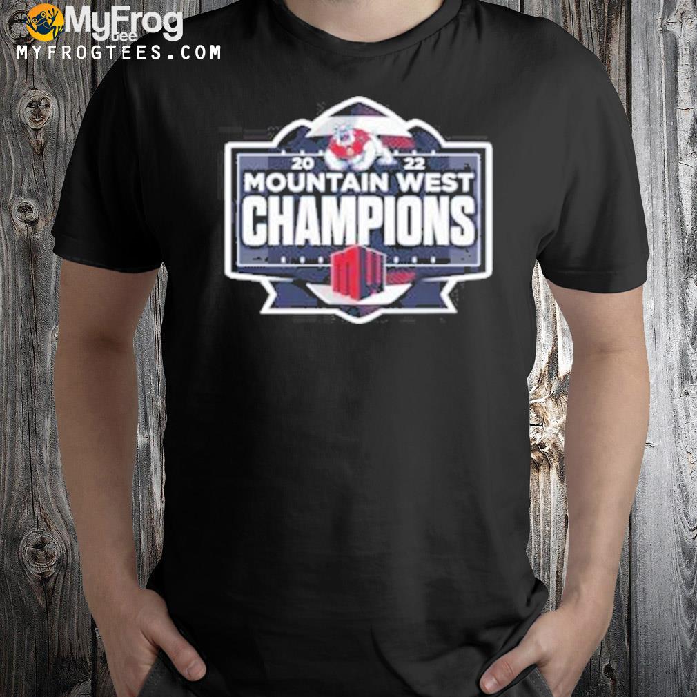 2022 fresno state Bulldogs mountain west champions shirt