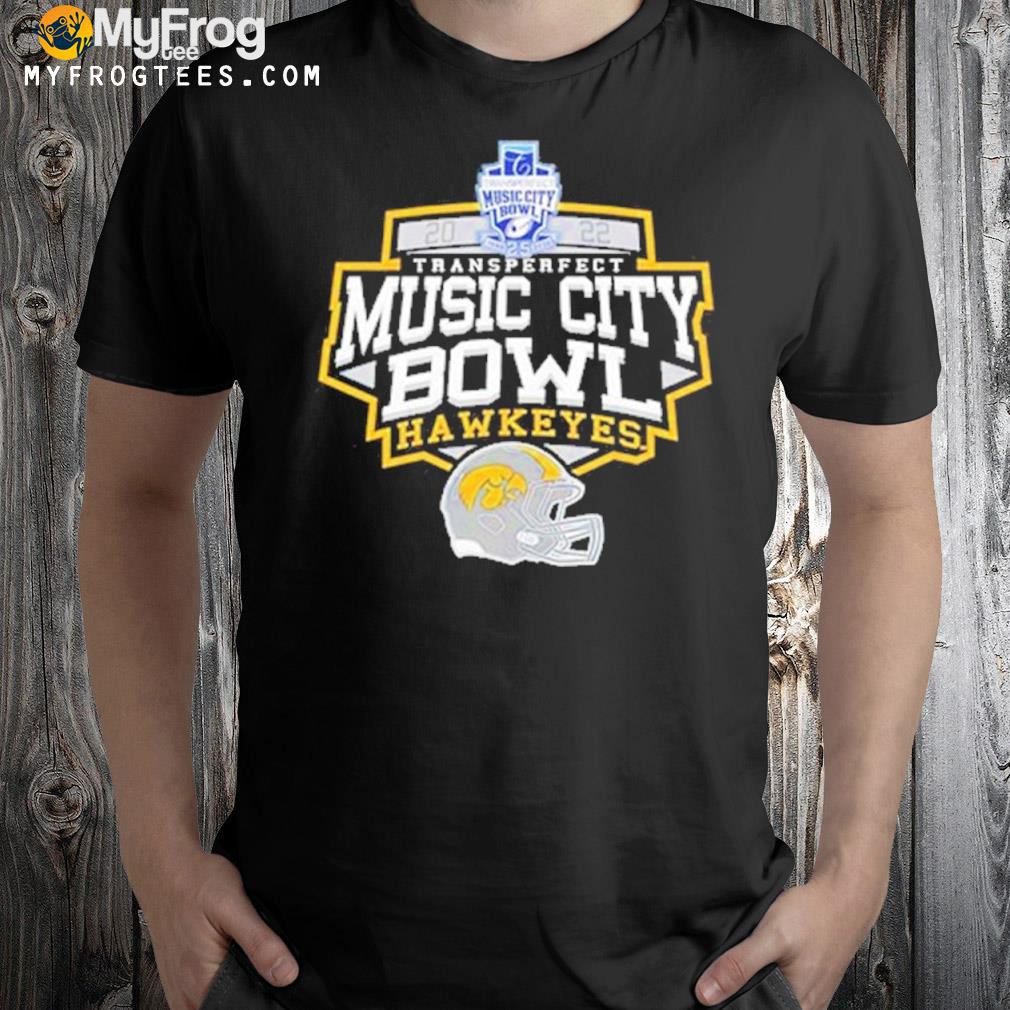 2022 TransPerfect Music City Bowl Iowa Hawkeyes T-shirt