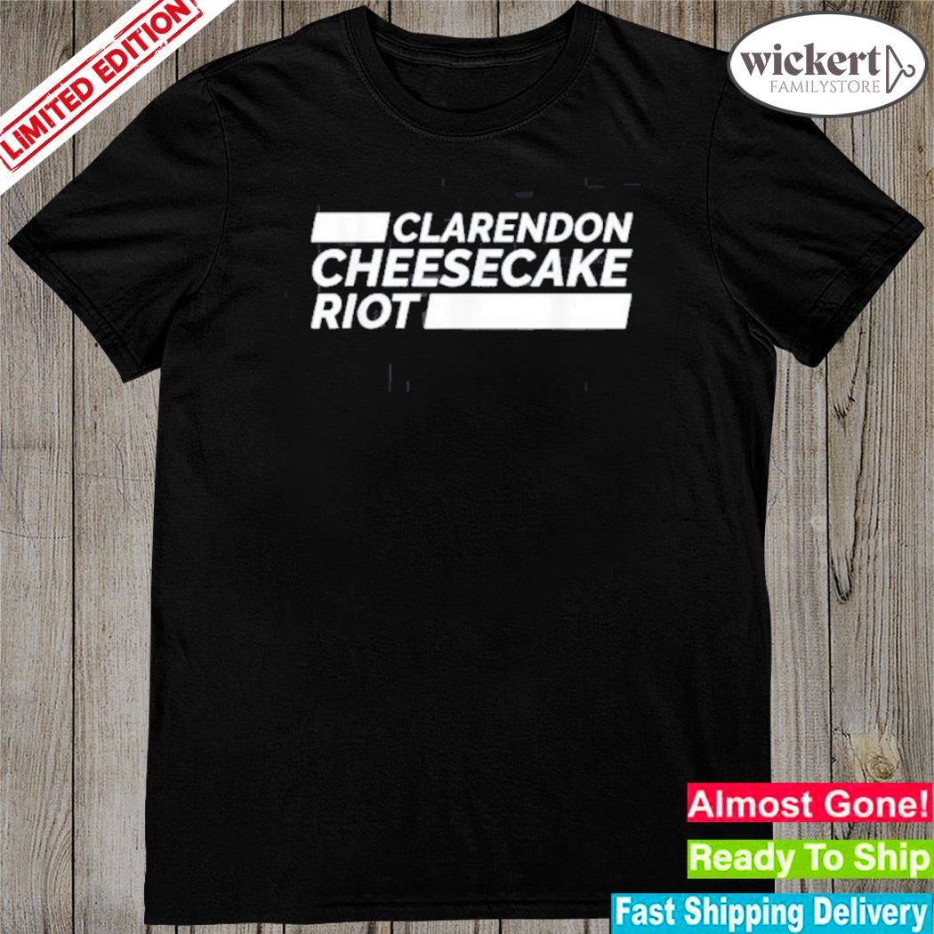 Arlnow Merch Clarendon Cheesecake Riot Shirt
