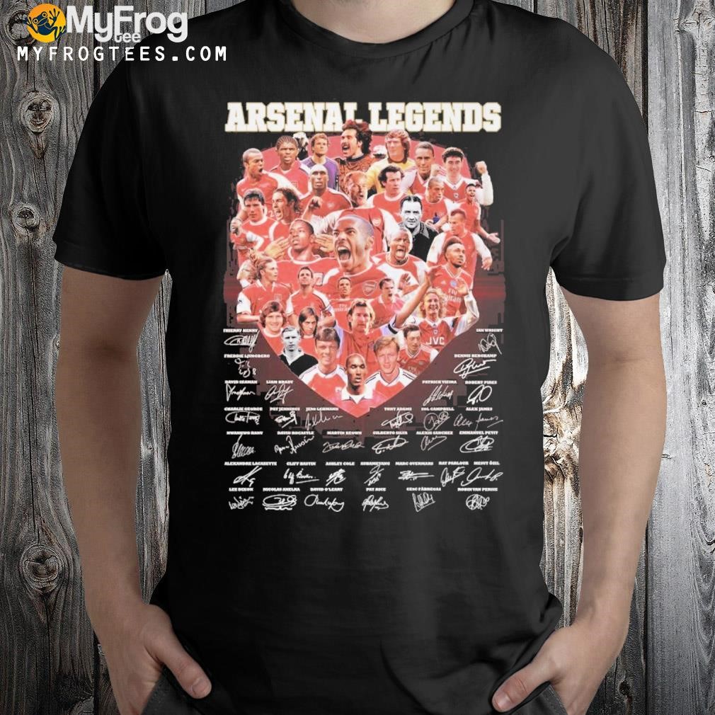 Arsenal legends teams members shirt