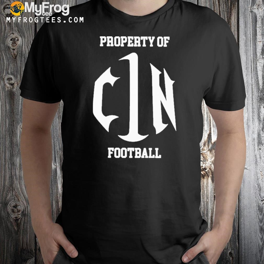 Cameron 1 newton wearing property of cin Football shirt