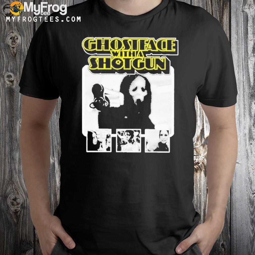Ghostface with a shotgun shirt