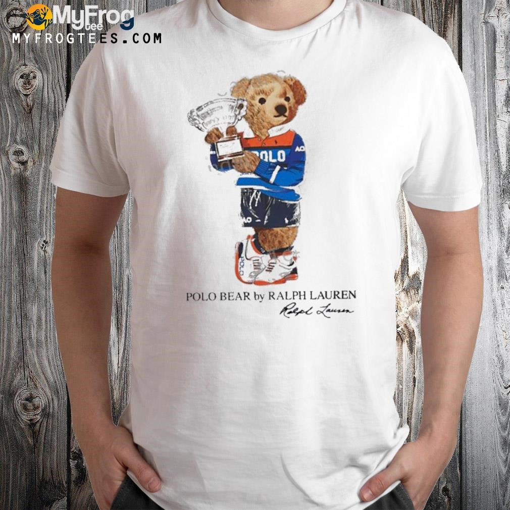 Gluestore Australian open polo bear by Ralph Lauren signature shirt