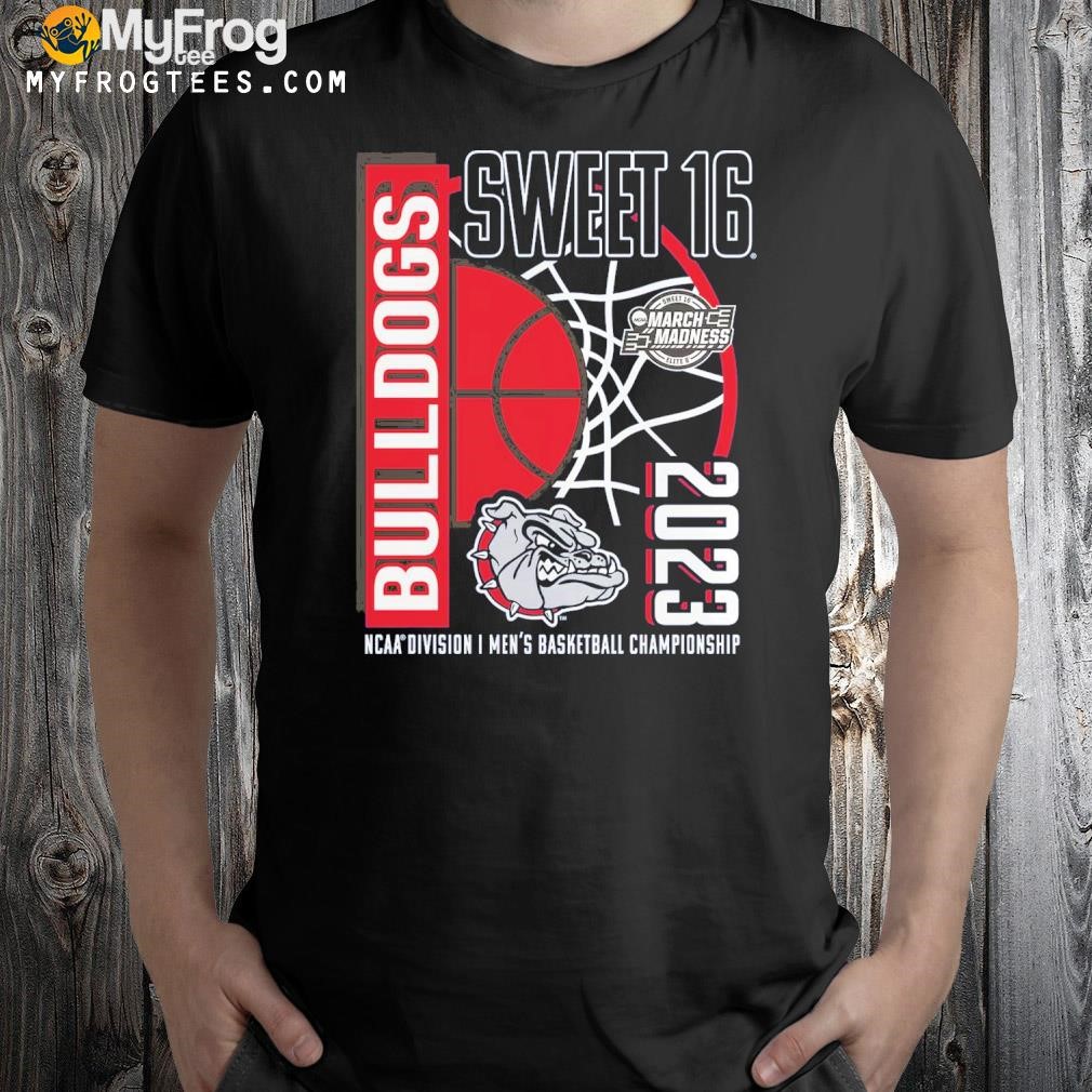 Gonzaga Bulldogs Branded 2023 NCAA Men's Basketball Tournament March Madness Sweet 16 T-Shirt