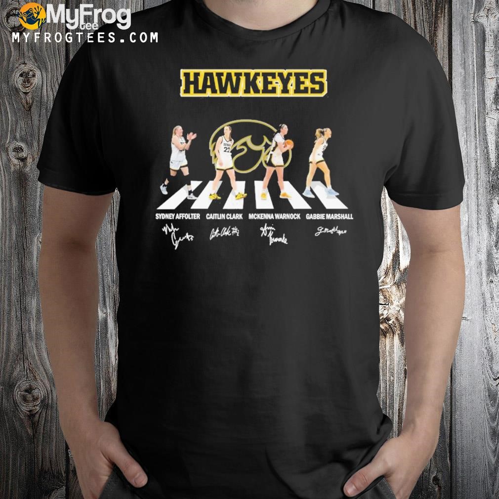 Hawkeyes abbey load signatures 2023 shirt