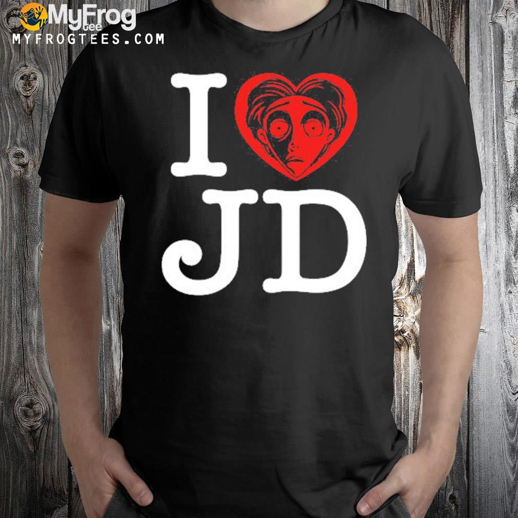 I love jd Corpse Bride and Johnny Depp shirt