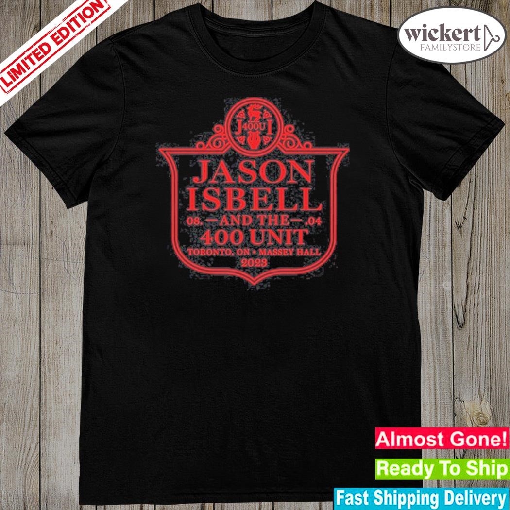 Jason Isbell And The 400 Unit August 4, 2023 Massey Hall, Toronto, ON T-Shirt
