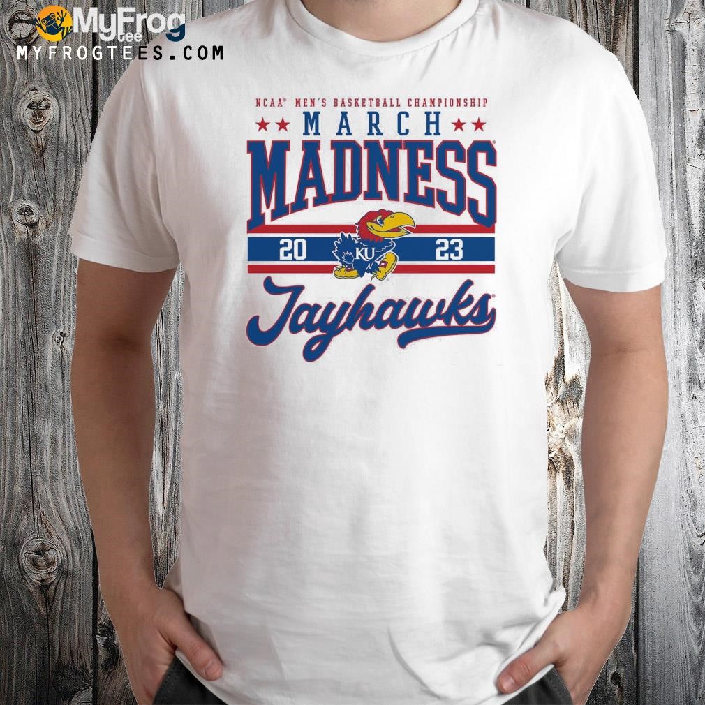 Kansas jayhawks ncaa men's basketball championship march madness 2023 shirt
