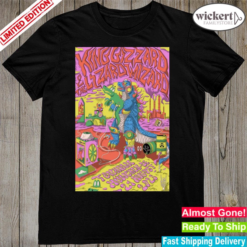 King gizzard and the lizard wizard august 21 2023 tonhalle munich Germany poster shirt