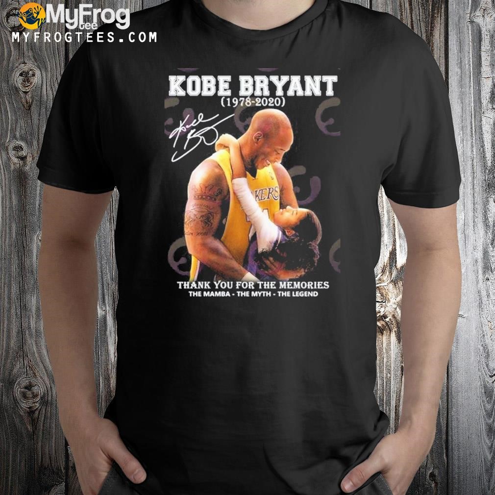 Kobe Bryant 1978 – 2020 Thank You For The Memories The Mamba The Myth The Legend T-Shirt