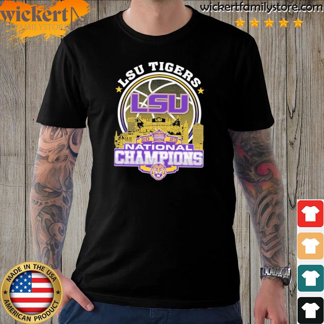 Lsu tigers 2023 national champions city shirt
