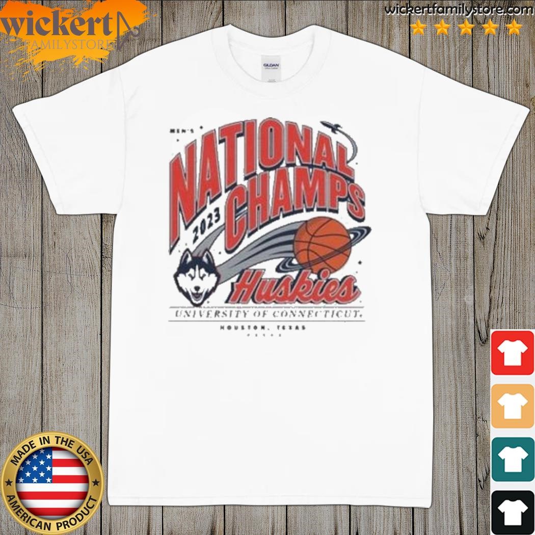Men's national champs 2023 uconn huskies university of Connecticut houston Texas shirt
