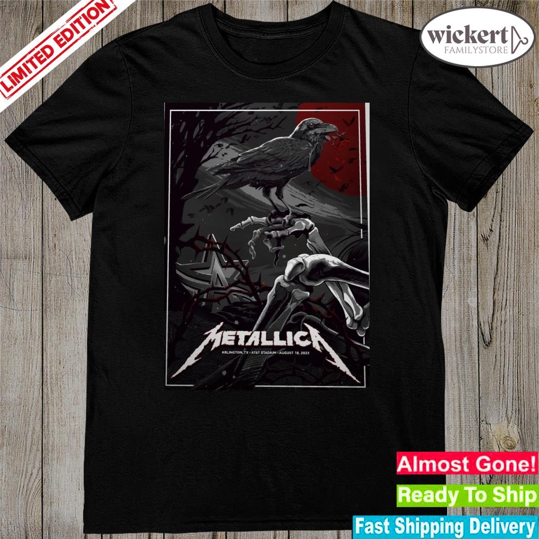 Metallica M72 World Tour AT&T Stadium 2023 Canvas Shirt