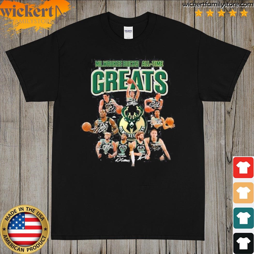 Milwaukee Bucks All Time Greats T-Shirt
