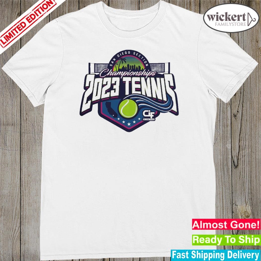 Official 2023 Cif-Sds Championship Girls Tennis San Diego Section shirt
