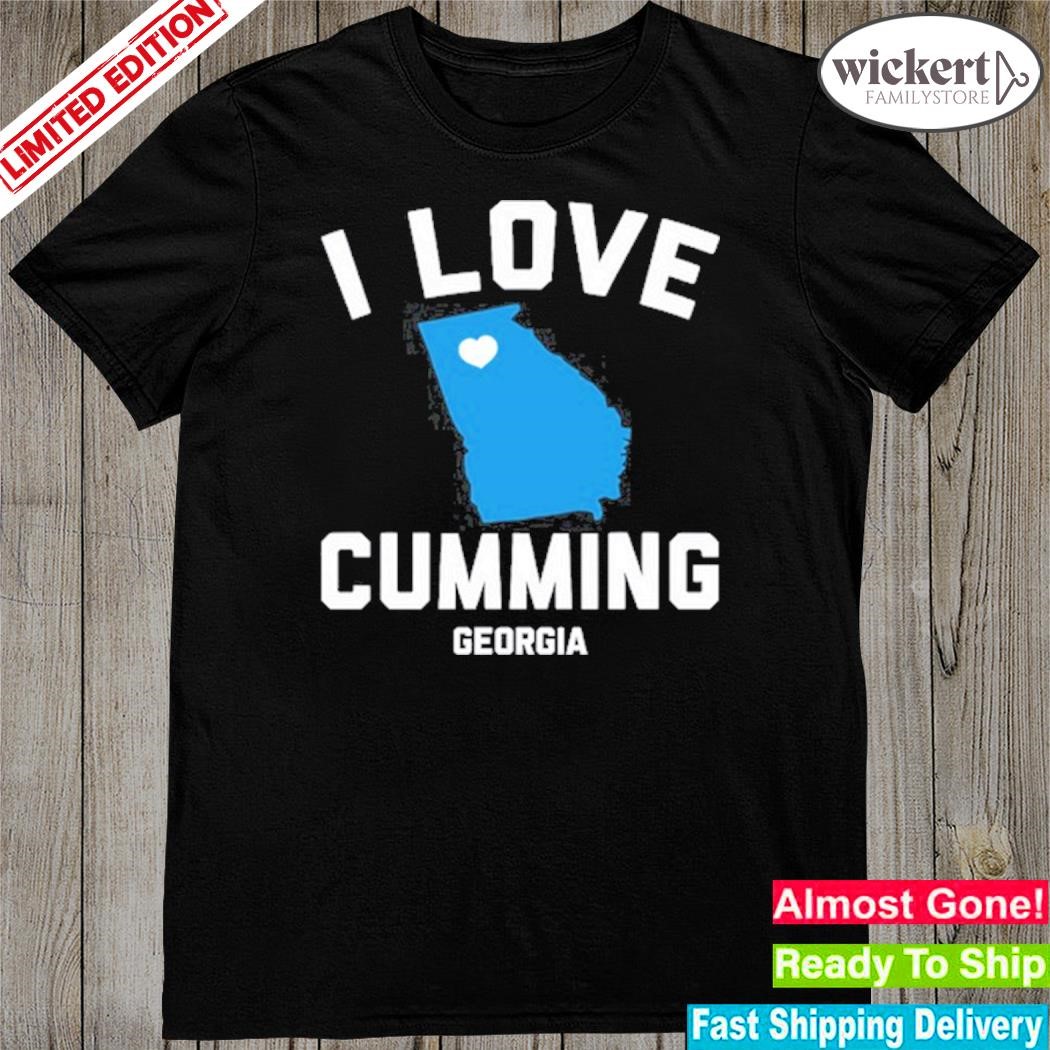 Official 2023 I Love Cumming Georgia Shirt