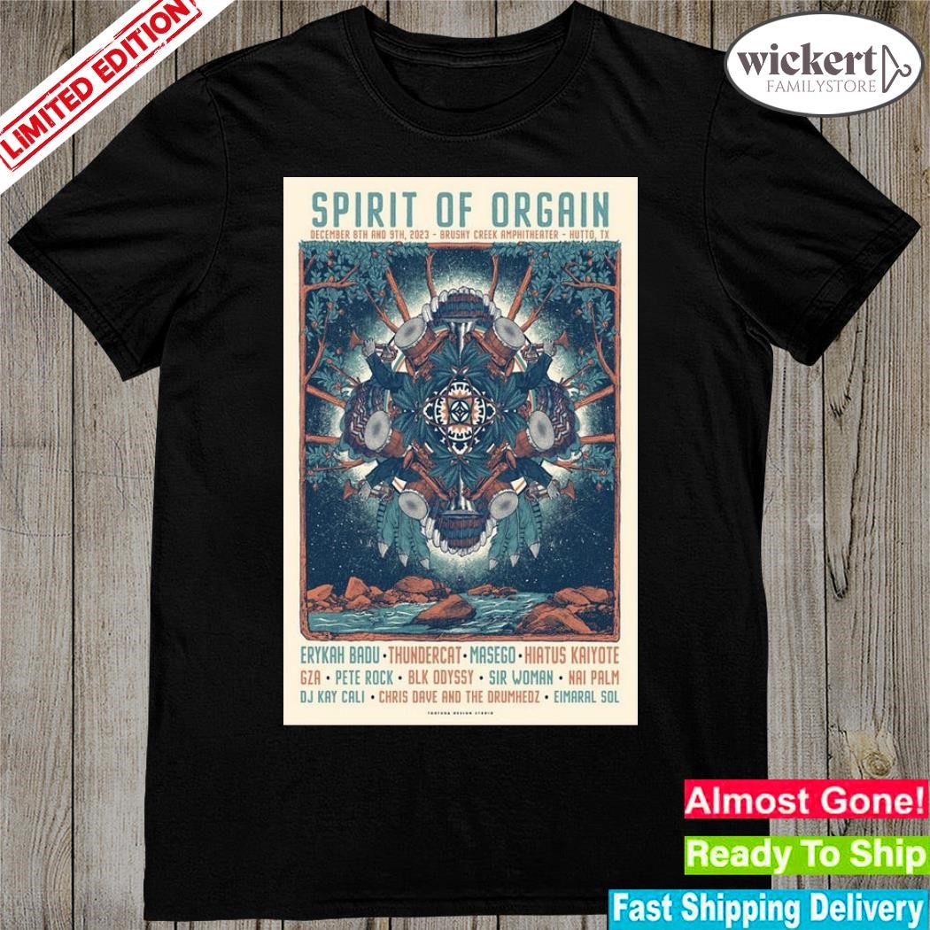 Official 2023 Spirit Of Orgain Tour Hutto, TX Poster shirt