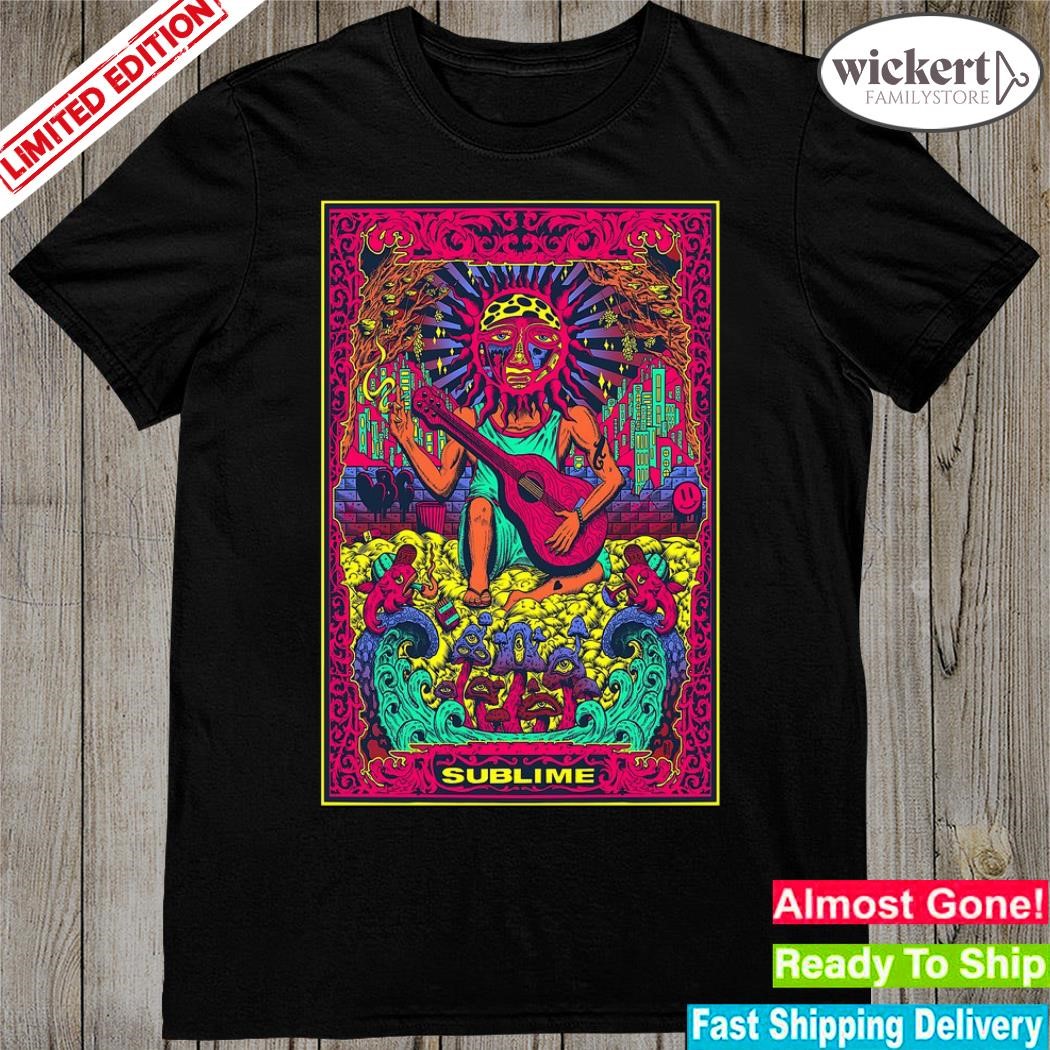 Official 2023 Sublime limited edition poster shirt