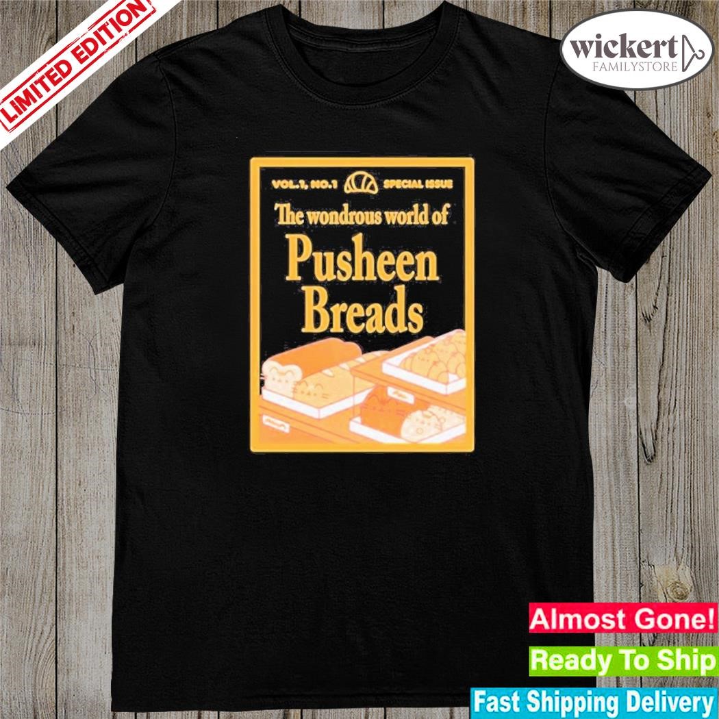 Official 2023 The Wondrous World Of Pusheen Breads Shirt