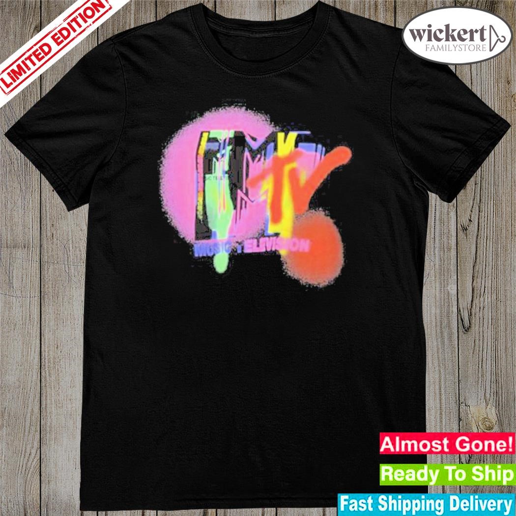 Official 50th anniversary of hip hop mtv washed graphic shirt