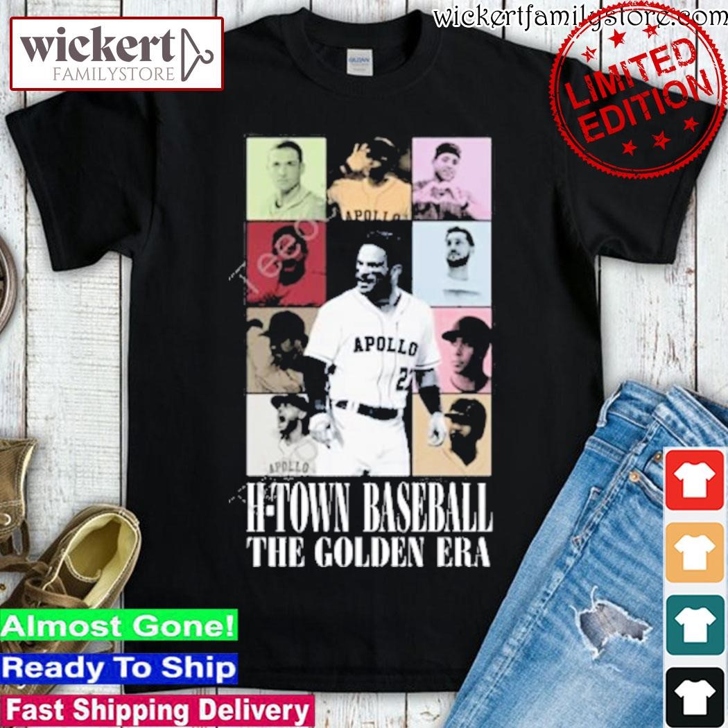 Official Apollohou Merch H-Town Baseball The Golden Era shirt