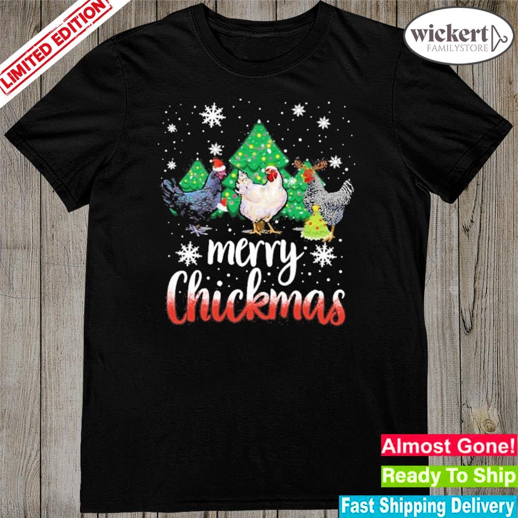 Official Chicken hat santa merry christmas shirt