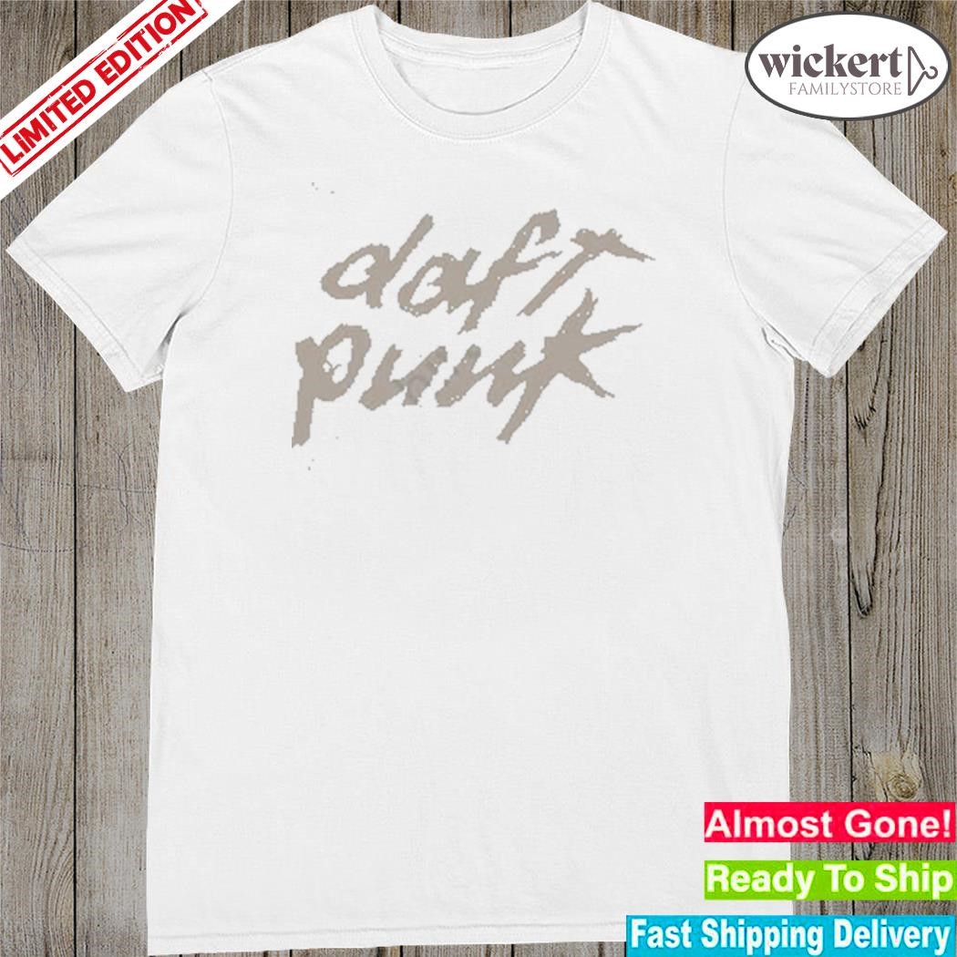 Official Daft Punk Drumless Logo shirt