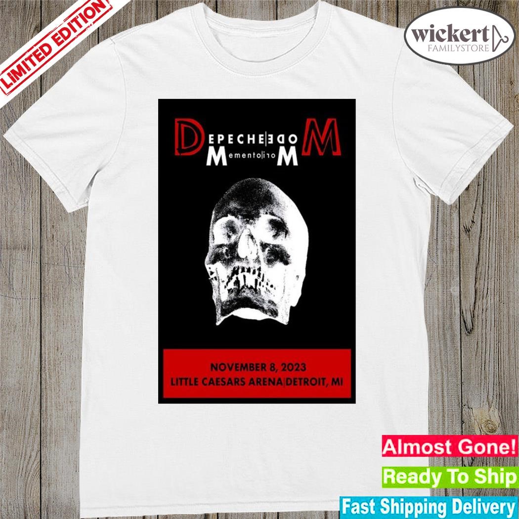 Official Depeche Mode Memento Mori Tour Nov 8, 2023 Detroit, MI Poster shirt