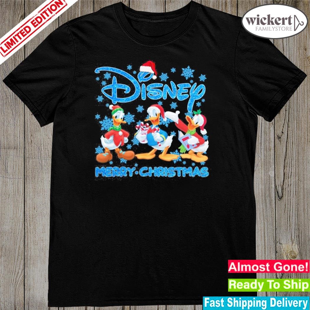 Official Donald Duck hat santa Disney merry christmas shirt