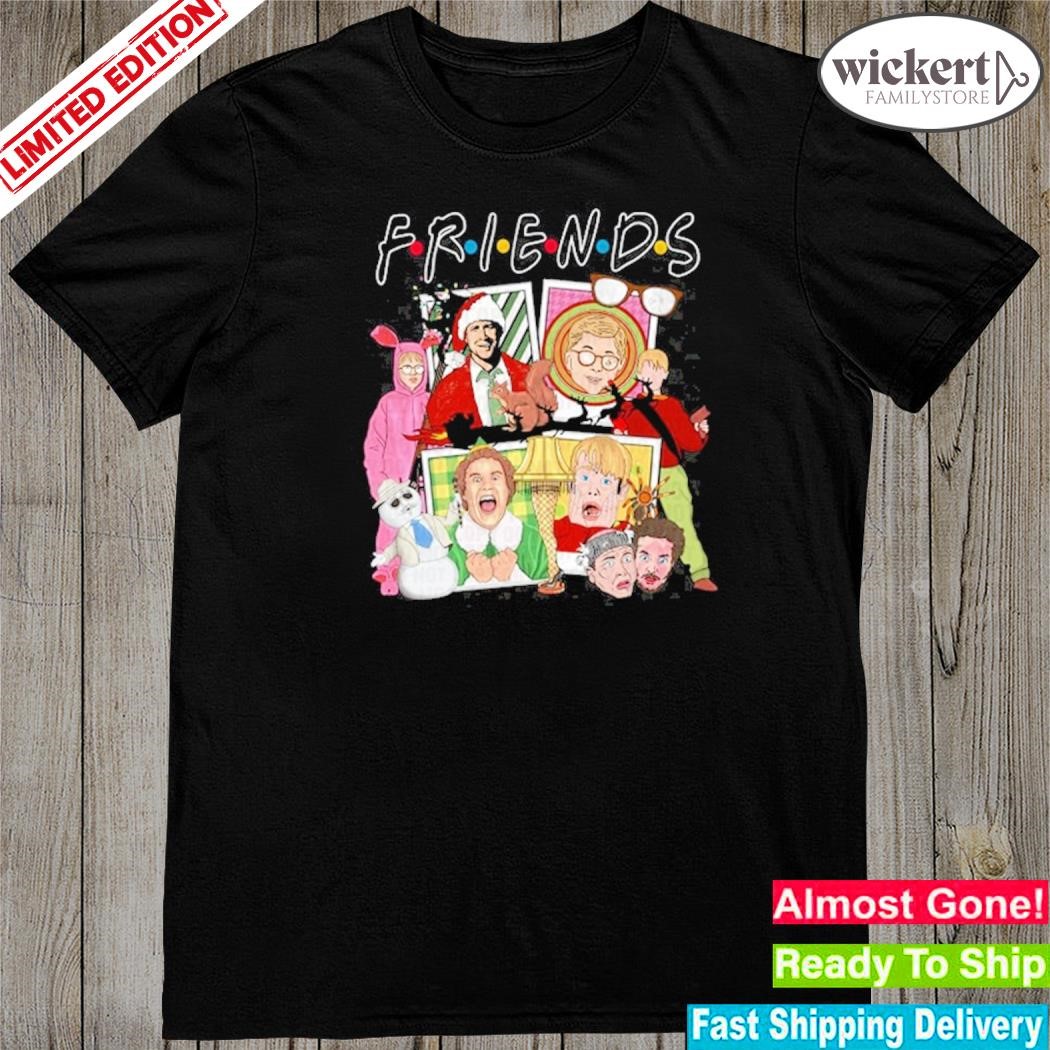Official Friends home alone merry christmas shirt