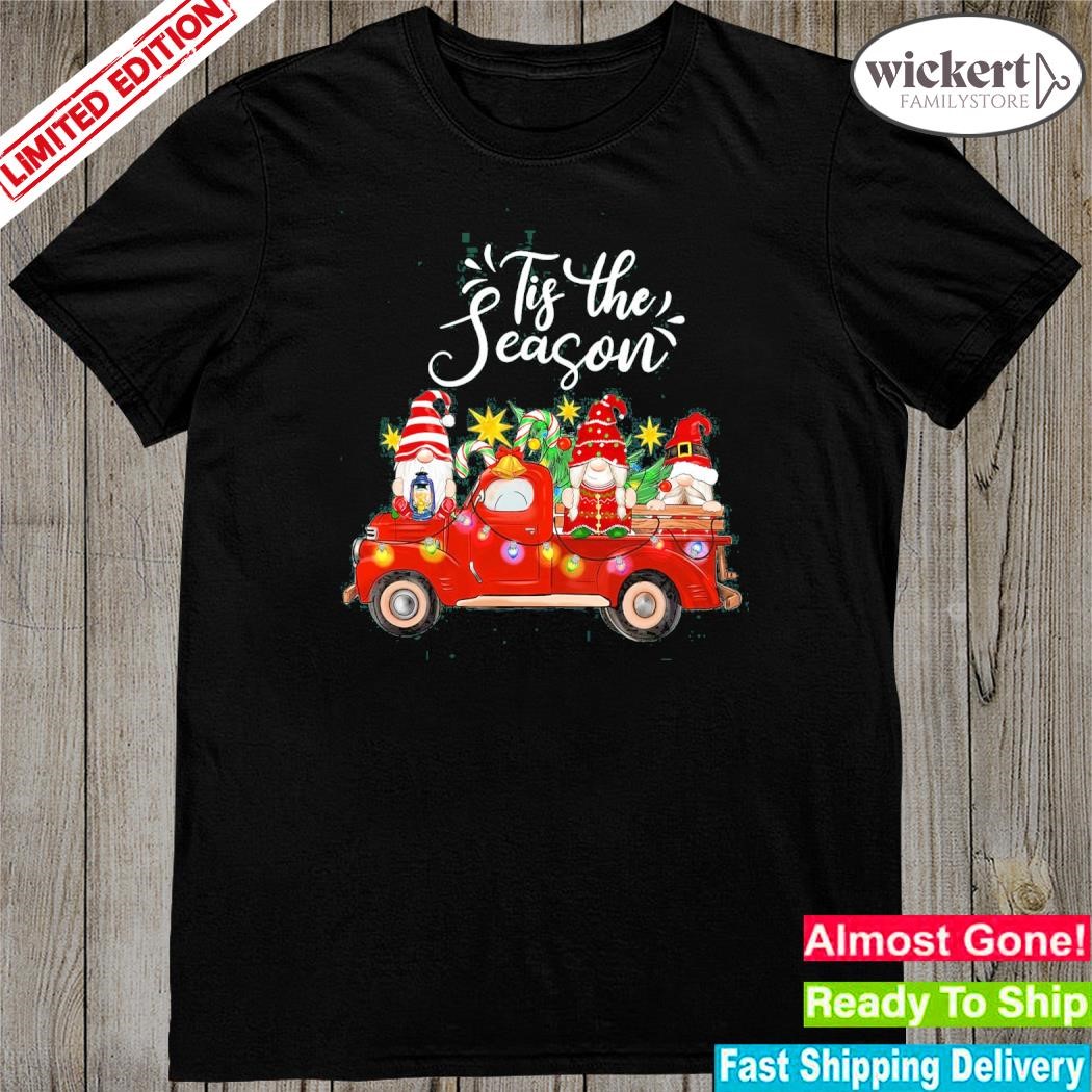 Official Gnomes car tis the season merry christmas shirt