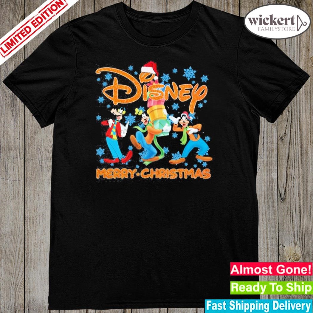 Official Goofy hat santa Disney merry christmas shirt