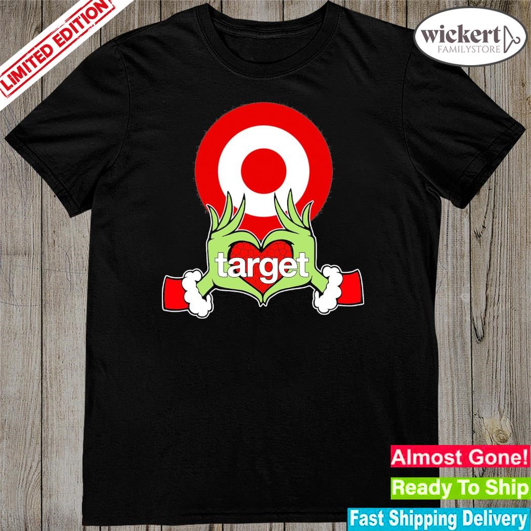 Official Grinch santa love target merry christmas shirt