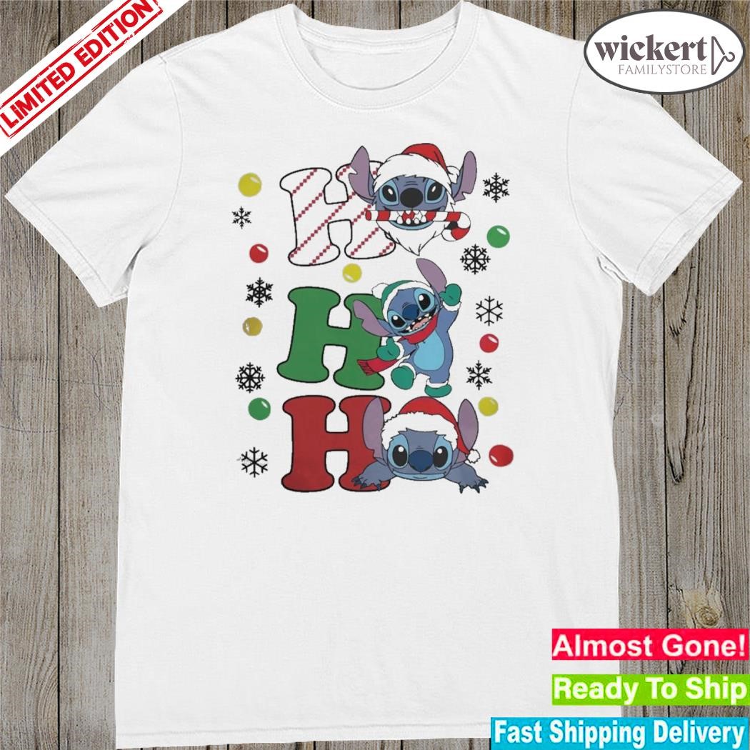 Official Ho Ho Ho Santa Stitch Christmas 2023 Shirt